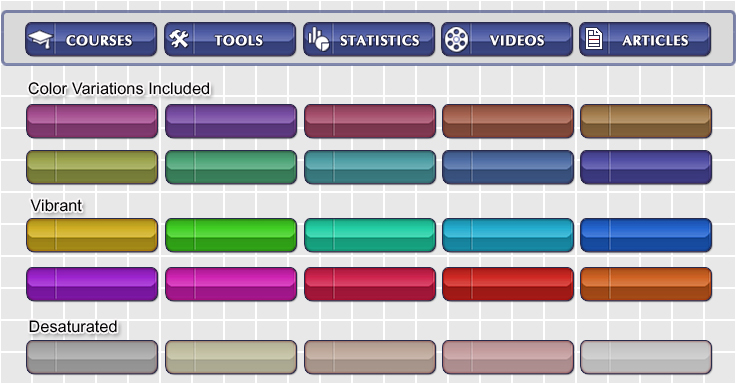 Free Fat Web Buttons