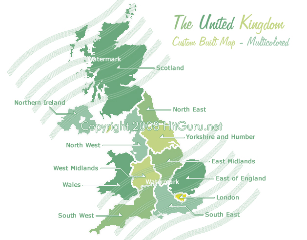Clickable United Kingdon Maps / Free Clickable U.K. Maps