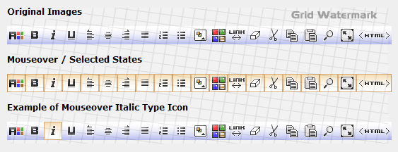Blog or Text Editor Icon Set