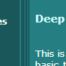Bare Bones Deep Sea Green Web Template