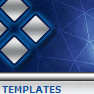 Cosmic Blue HTML "Tabled" Web Template